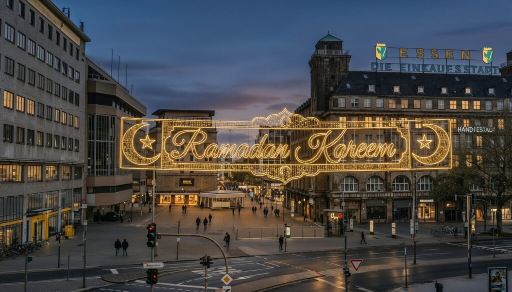 Ramadan Beleuchtung in Essen